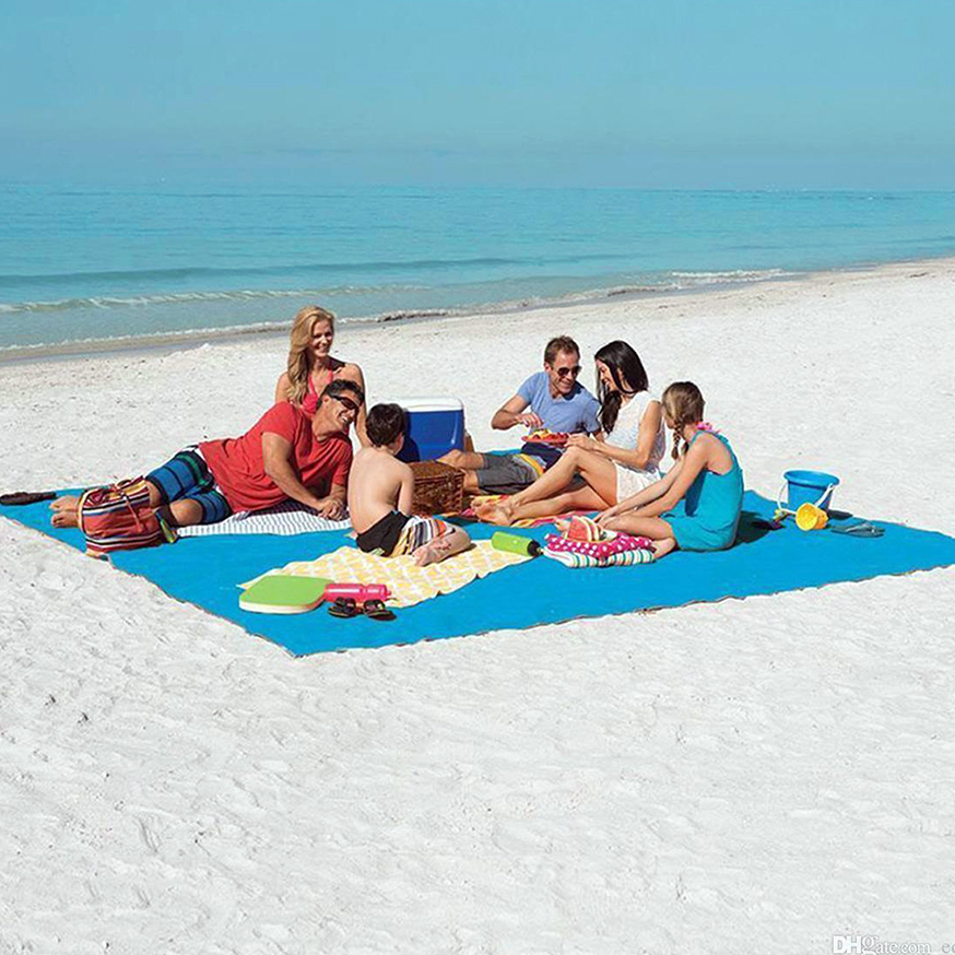 Waterproof Camping Outdoor Picnic Blanket Beach Sand Magic Mat 78''x55''WFIT 