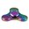 Zinc Alloy Rainbow Fidget Spinner (3-Side) Orb Ufo