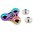 Zinc Alloy Rainbow Fidget Spinner (3-Side) Orb Ufo