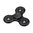 Hybrid Ceramic Bearing / Tri POM Frame Fidget Spinner - Black