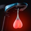 Waterproof Bicycle Safety LED Hanging Tail Light for Cyclists - Red
