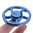 Aluminium Wagon Wheel Hand Fidget Spinner - Metallic Blue