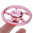 Aluminium Wagon Wheel Hand Fidget Spinner - Metallic Pink