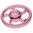 Aluminium Wagon Wheel Hand Fidget Spinner - Metallic Pink