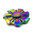 Zinc Alloy Rainbow Fidget Spinner (7-Side) Ninja Star