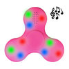Bluetooth Fidget Spinner with Speaker & Colourful LED Lights - Pink