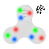 Bluetooth Fidget Spinner with Speaker & Colourful LED Lights - White