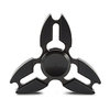 Aluminium 3-Leaves Crab Hand Fidget Spinner - Metallic Black