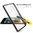 Orzly Fusion Frame Bumper Case for OnePlus 2 - Black (Clear)