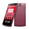 Orzly Hard Back Cover for OnePlus One - Red (Satin)