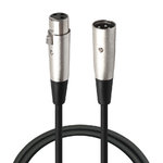 (3-Pin) XLR Audio Cable (Male) to (Female) for Microphone / Speaker (1.8m)