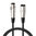 (3-Pin) XLR Balanced Audio Cable (Male/Female) (1.8m) for Microphone / Speaker