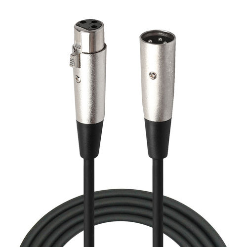 (3-Pin) XLR Balanced Audio Cable (Male/Female) (3m) for Microphone / Speaker