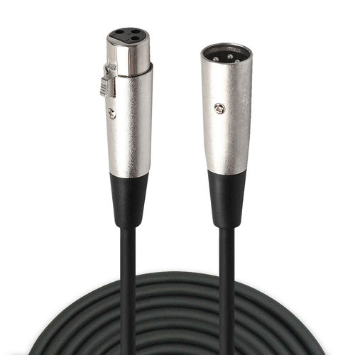 (3-Pin) XLR Balanced (Male to Female) Audio Cable (5m) for Microphone / Speaker