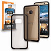 Orzly Fusion Frame Bumper Case for HTC One M9 - Black (Clear)