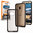 Orzly Fusion Frame Bumper Case for HTC One M9 - Black (Clear)