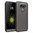 Orzly Fusion Frame Protective Bumper Case for LG G5 - Black (Clear)