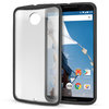 Orzly Fusion Frame Bumper Case for Google Nexus 6 - Black / Clear