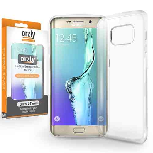 Orzly Fusion Frame Bumper Case for Samsung Galaxy S6 Edge+ (Clear)