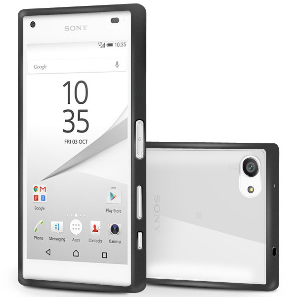 Orkaan Occlusie eend Orzly Fusion Bumper Case - Sony Xperia Z5 Compact (Black)