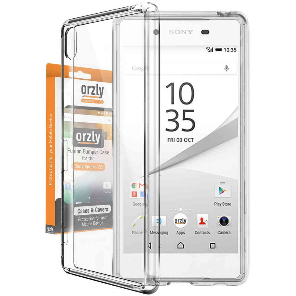 Vormen Altijd Behoort Orzly Fusion Bumper Case - Sony Xperia Z5 Premium (Clear)