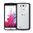 Orzly Fusion Bumper Case for LG G3 Beat - Black (Clear)