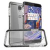 Orzly Fusion Frame Bumper Case for OnePlus 3 / 3T - Black (Clear)