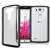 Orzly Fusion Frame Bumper Case for LG G3 - Black (Clear Back)