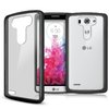 Orzly Fusion Frame Tough Bumper Case for LG G3 - Black (Clear Back)