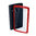 Orzly Fusion Bumper Case for Google Nexus 5 - Red (Clear)