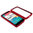 Orzly Fusion Bumper Case for Google Nexus 5 - Red (Clear)