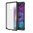 Orzly Fusion Frame Bumper Case for Samsung Galaxy Note 4 - Black (Clear)