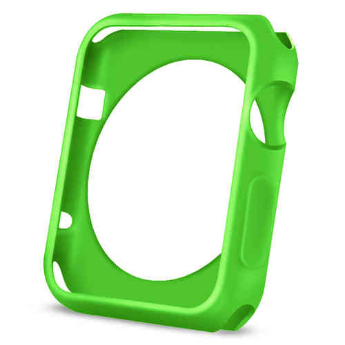 Orzly Face Plate Bumper Frame Case for Apple Watch 38mm - Green