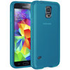 Orzly Flexi Gel Case for Samsung Galaxy S5 - Smoke Blue (Gloss)