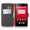 Go to product Orzly Leather Wallet & Card Slot Holder Case for OnePlus One - Black