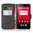Orzly Leather Wallet & Card Slot Holder Case for OnePlus One - Black