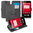 Orzly Leather Wallet & Card Slot Holder Case for OnePlus One - Black