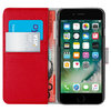 Orzly Leather Wallet Case for Apple iPhone 6 Plus / 6s Plus - Red