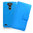 Orzly Leather Wallet Flip Case (Card Holder) for LG G3 - Light Blue