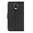 Orzly Leather Wallet Flip Case & Card Holder for LG G4 - Black