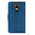 Orzly Leather Wallet Flip Case & Card Holder for LG G4 - Blue
