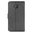 Orzly Leather Wallet Flip Case for Motorola Moto E 2nd Gen - Black