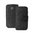 Orzly Leather Wallet Case & Card Pouch for Motorola Moto E (1st Gen) - Black