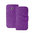 Orzly Leather Wallet Case & Card Pouch for Motorola Moto E (1st Gen) - Purple