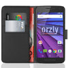 Go to product Orzly Leather Wallet Flip Case for Motorola Moto G 3rd Gen - Black