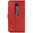 Orzly Leather Wallet Flip Case for Motorola Moto G 3rd Gen - Red
