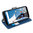 Orzly Leather Wallet & Card Holder Pouch Case for Google Nexus 6 - Blue