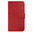 Orzly Leather Wallet Case & Card Holder Pouch for Samsung Galaxy S6 Edge - Red