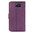Orzly Leather Wallet Case (Car Holder) for Samsung Galaxy S6 - Purple
