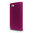Orzly Leather Wallet Case for Sony Xperia Z1 Compact - Purple